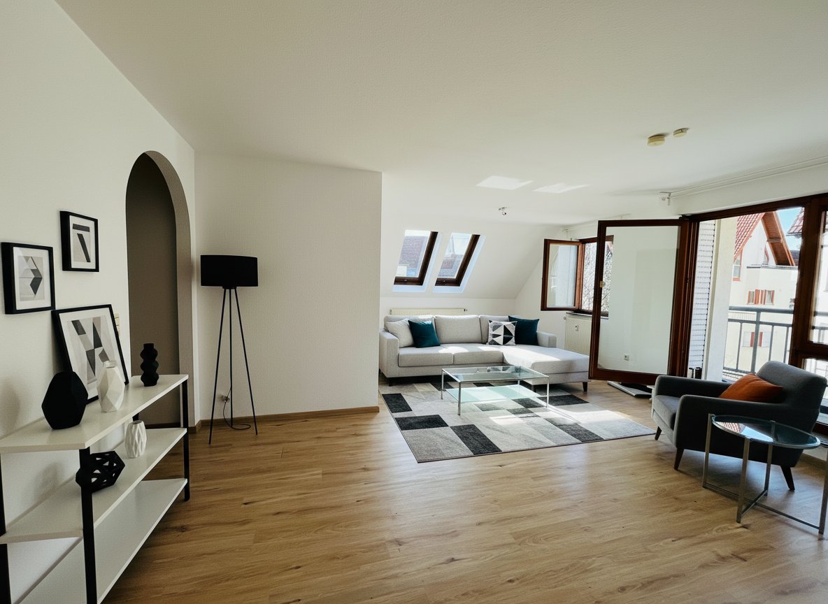 Gärtringen: Zentrale 2,5 ZW mit Balkon und TG-Stellplatz 